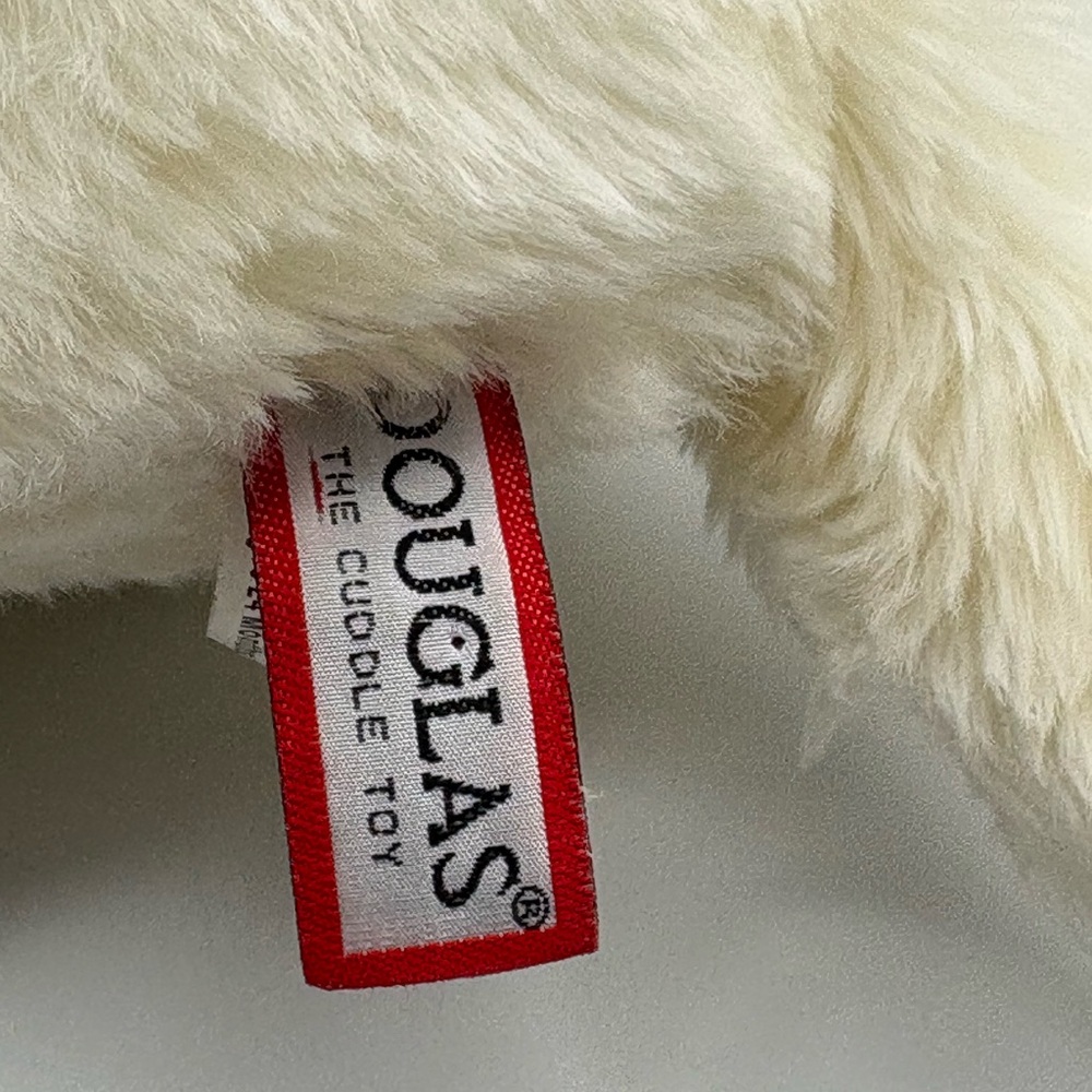 2016 Douglas Cuddle Toy Sitting White Cat 10” Soft Persian Plush Stuffed #2805 - Picture 8 of 16